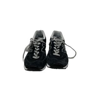 New Balance 574 Black Grey Unisex Sneakers Mens 8 Womans 9.5